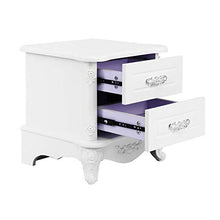 GUHUIHE Comodino con Due cassetti di stoccaggio Arredo Comodino e tavolino di fine Accento per casa, Camera da Letto, Ufficio, dormitorio Universitario, Bus Contenitore di Tessuto