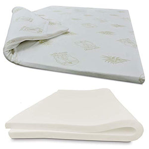 Baldiflex Correttore Materasso in Memory Topper Singolo 80 x 190 h 6 - Fodera in Aloe Vera