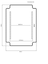 TECNOWEB Cuscini per Dondolo 4 posti (70x52x12cm) - Incluso Anche Il tettuccio Coordinato - 100% Made in Italy - Ideale per Esterni (Giardini e Cortili) - Telaio Non Incluso