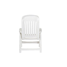 Sieger 828 / W KT Contessa Poltrona Multiposizione Regolabile Dossier Sintesi di Resina Bianca 66 x 65 x 108 cm