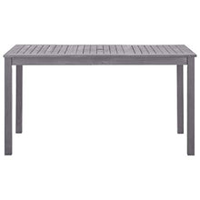 FAMIROSA Tavolo da Giardino Grigio Slavato 140x80x74 cm in Legno Acacia