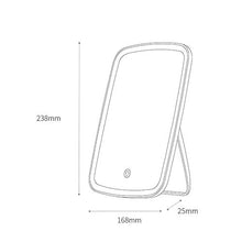 AOIWE Specchio per Il Trucco Specchio Smart Mirror Specchio per Trucco per vanità con luci e ingrandimento, Specchio Ricaricabile, sensore tattile, Specchio cosmetico da Tavolo Portatile