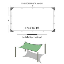 KDDEON Rete Ombreggiante Resistente ai Raggi UV Verde,Ombreggiante 85%,Telo Coprente Traspirante,con Occhielli e Cordoncino,per Copertura Vegetale Serra Cortile Patio Tetto (2x2m/6.6x6.6ft)
