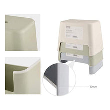 LLT Bagno Sgabello Basso Poggiapiedi in Materiale Plastico Antiscivolo Portatile Piccolo Banco Casa Cambiare Le Scarpe Bambino Soggiorno Sede All'Interno Del Giardino Car,227 Millimetri