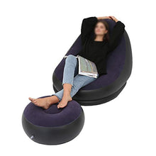 XIAMIMI Sofà Pigro Gonfiabile reclinabile Outdoor Divano Letto con Pedali Comodo Combinazione affollamento Divano,A