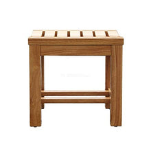 JDJD Doccia Sedile Anticorrosione Bagno Sgabello Wash Piedi Anziani Bagno Sgabello da Doccia in Camera Cambiare Le Scarpe Sgabello Casa di Legno Solido Pranzo Sgabello (Color : 1)
