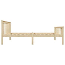 BIGTO - Struttura letto con 2 cassetti in legno di pino massello, mobili per camera da letto, 100 x 200 x 82 cm, colore: Marrone chiaro