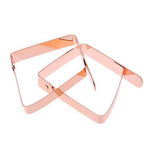cdhgsh 4 Pezzi in Acciaio Inox tovaglia Copertura Clip Morsetto Supporto Fornitura per PIC-nic Partito tovaglia Clip Oro Rosa