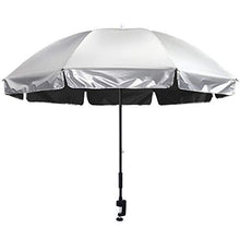 G4Free - Ombrello con morsetto universale regolabile UPF 50+, protezione dai raggi UV, per passeggini, sedie a rotelle, sedie a rotelle, sedie a sdraio e carrelli da golf