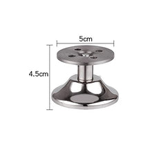 RENSHENKTO 4 pezzi mobili da scrivania gambe mobili sedia durevole semplicità elegante tavolo in acciaio inox