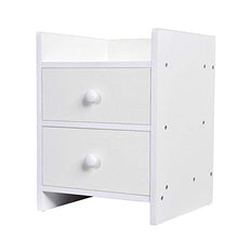 Regalo di Luglio Comodino, Comodino Camera da Letto estetica Semplice Comodino Stile Moderno Comodino Tavolo in Legno Mensola, Tavolo Camera degli Ospiti Casa per Camera da Letto Principale(White)