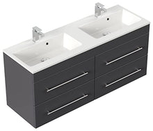 Mobile bagno Firenze 140 antracite satinato