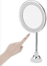 Specchio Home 360 ° Rotazione 10X LED LED Lampada Flessibile Vanity Forte Ventosa