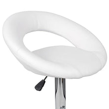 vidaXL 2X Sgabello da Bar Bianco Regolabile Poggiapiedi Schienale Sedia Cucina