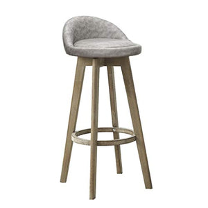 XIN CHANG LWH Sgabello da Sgabello, Sedia da Salotto in Legno in Stile retrò con Sgabello da Bar dello Schienale for Cucina Sala da Pranzo Patio conservatorio, Altezza del Sedile: 73 cm (Color : #7)