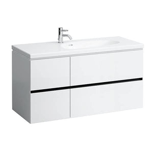 Laufen Palomba Mobiletto per lavabo 814806, Senza Base, 4 cassetti, 575x1185x495, colorazione: Ciliegio Vermont Scuro - H4073041802221