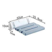 MGMDIAN Sedile Ribaltabile per Il Bagno - Sgabello da Doccia Sgabello Pieghevole a Parete - Sgabello da Parete Sedia da Bagno Sedia a Muro Sgabello da Bagno Accessori da Bagno (Color : Gray)