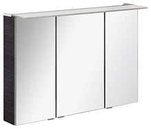 Fackelmann LED specchio da bagno 100 cm Rovere Scuro efficienza energetica A + + Serie B. perfetto