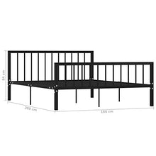 SKM Giroletto Nero in Metallo 160x200 cm (24.1kg)