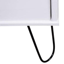 Tidyard Cassettiera Bianca Moderna in Legno Massello di Pino con 4/6 Cassetti 45x39,5x90,3 cm,Credenza Bianca Moderna con 4/6 Cassetti,Credenza con Cassetti,Credenza Bianca