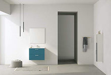 Randalsa Mobile Nexo 80 cm | Blu | 81 x 81 x 46 cm | Mobile con 2 cassetti + lavabo in Ceramica
