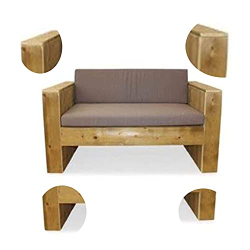 Rowick - Divano in legno per esterni, stile traversa, in legno, trattato per uso esterno