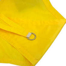 YTQ Vele Parasole A Vela Triangolo Impermeabile Esterno da Giardino Patio Party Protezione Solare Tenda da Sole Tettoia 90% Blocco UV con Corda Gratuita Giallo(Size:2 * 2 * 2m)