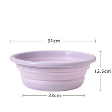 Deposito da cucina Pieghevole bacino - plastica pieghevole bacino Nordic esterna portatile Lavabo Grande domestica Lavabo retrattile Lavabo conveniente for l'archiviazione e l'organizzazione .Risparmi