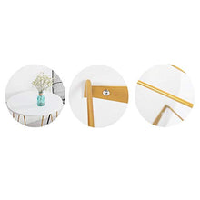 TONG HXF- Tavolino da Salotto Semplice Salotto in Ferro battuto Piccolo tavolino da Salotto Rotondo Durevole (Size : 51 * 47cm)