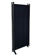 QUICK STAR Paravento da Giardino 170 x 165 cm 3 parti pieghevole Divisorio in Tessuto Protezione della Privacy Nero