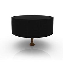 BATHWA copertura tavolo esterno, telo copertura mobili da giardino, copertura per mobili da giardino rotonda, impermeabile / anti-UV / resistente alle intemperie, rotondo 235x85 cm, nero