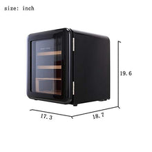 XJBHRB Armadio per Sigari, Armadio per Sigari Elettronico, Umidificatore per Sigari, Controlli Touch, 2 Ripiani in Legno + 1 Cassetto