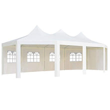 vidaXL Gazebo 834x448x320 cm Bianco Tenda da Party Giardino Tendone per Feste
