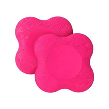 Rlevolexy Cuscino per Ginocchia Yoga da 2 Pezzi Cuscini in PU Extra Spessi per Ginocchia Gomiti Polso Mani Schiuma per la Testa Yoga Pilates Allenamento Cuscino in Ginocchio