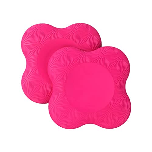 Rlevolexy Cuscino per Ginocchia Yoga da 2 Pezzi Cuscini in PU Extra Spessi per Ginocchia Gomiti Polso Mani Schiuma per la Testa Yoga Pilates Allenamento Cuscino in Ginocchio