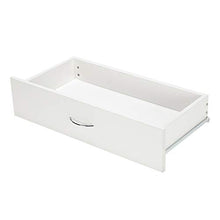 Infilm, cassettiera moderna in legno con 4 cassetti, bianco semplice e funzionale comodino per camera da letto, armadio, ingresso, corridoio, stanza dei bambini