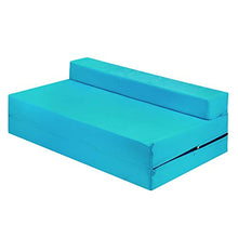 Zaffiro Turchese Letto Matrimoniale Z Pieghevole Divano Letto Letto Matrimoniale Futon Divano per Adulti e Bambini Materasso Pieghevole