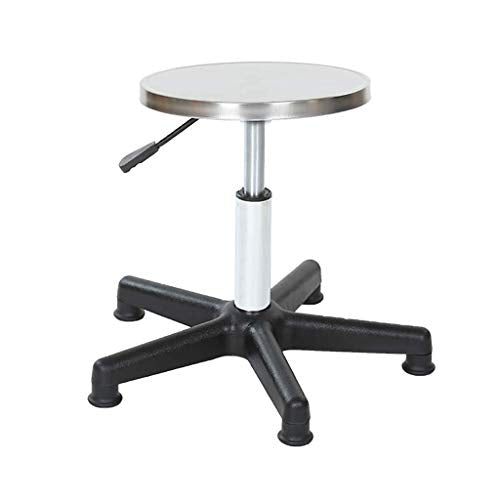 LIZHIQIANGdiaodeng 5 Artiglio Ruota lavoro Sgabello supporto stabile Muto Ruota Esperimento Computer Piccolo Work Bench 4555 centimetri / 5060 centimetri (Colori: Acciaio inox, Dimensioni: 5060 centim