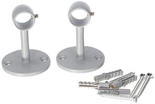 SPLASH _ METAL | Ø16 | 2 Supports Tête de Lit 5 CM | Gris Galet Mat