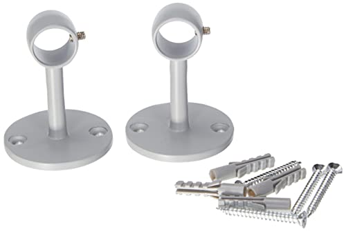 SPLASH _ METAL | Ø16 | 2 Supports Tête de Lit 5 CM | Gris Galet Mat