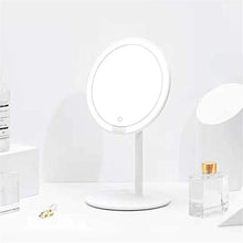 Specchio per Il Trucco con LuceSpecchio per Trucco LED Portatile da 2000 mAh Luminosità Regolabile Specchi LED per Trucco con Lampada A LED Circostante BrevettataRotondo d'Ingrandimento