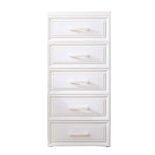 EXCLVEA Armadio Appendiabiti Governo di immagazzinaggio for Closet Ufficio Sala Giochi 5 Cassetti Armadio (Colore : Bianca, Dimensione : 83x38x32cm)