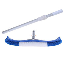 Spazzole Piscina Spa Testa Asta Telescopica Reti Aspirapolvere Alluminio Blu Bianco