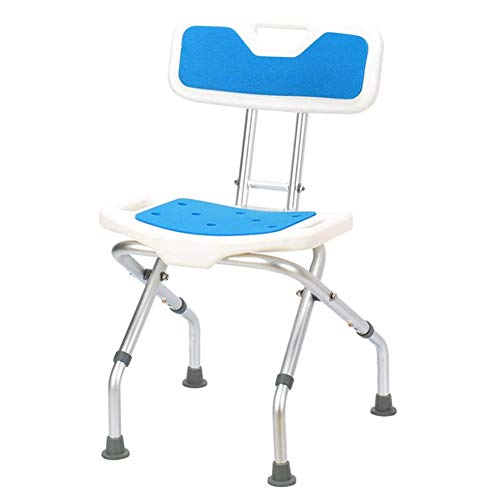 SETSCZY Sedia da Doccia con Sedile Imbottito Sedile da Doccia + maniglioni per bagni Anziani con Schienale Panca da Doccia Sgabello da Bagno Vasca da Bagno