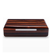 XUSHEN-HU Cigar Box, Naturale Legno di Cedro Piano di Vernice costante di Temperatura e umidità Cigar Box, Multi-Zone Bagagli Cigar Humidor Good Mood, Good Life (Colore: Naturale) Sigaro
