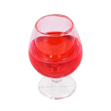NUOBESTY Bicchiere di Vino Scherzo Giocattoli No Versare Bicchiere di Vino Pesce D'aprile Scherzo Ingannevole Puntello Rosso