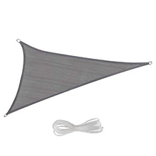 EUGAD Tende da Sole per Esterno Vele Parasole Ombreggiante Tenda a Vela Triangolare per Giardino Terrazzo Anti UV 3x3x4,25m Grigio 0182ZYF