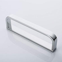 Melairy SUS304 - Anello portasciugamani in acciaio inox con finitura argento, montaggio a parete, per bagno e bagno (cromato)