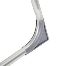 TecTake Set di 4 Alluminio sedie da Giardino Pieghevole con braccioli Grigio