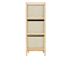 Mobile Contenitore Soggiorno Basso,Rack di stoccaggio con 6 cesti in Tessuto Credenza Bassa Soggiorno Carica 6 x 2kgMobile Contenitore Decape Beige Cedro 59 x 28 x 75 cm